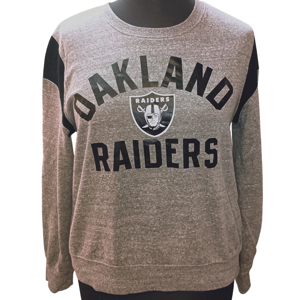 Oakland Raiders Sweatshirt women's half back zip‎ SKUW643